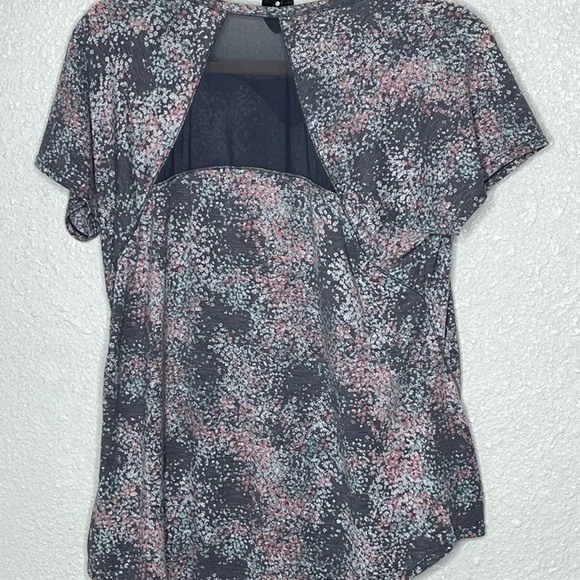 Cuddl Duds Mesh Upper Floral Top Sz Med - Picture 3 of 5